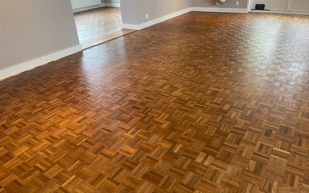 Parketvloer met vloerverwarming